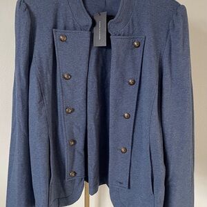 Tommy Hilfiger Open Front Military Band Jacket Size XL NWT